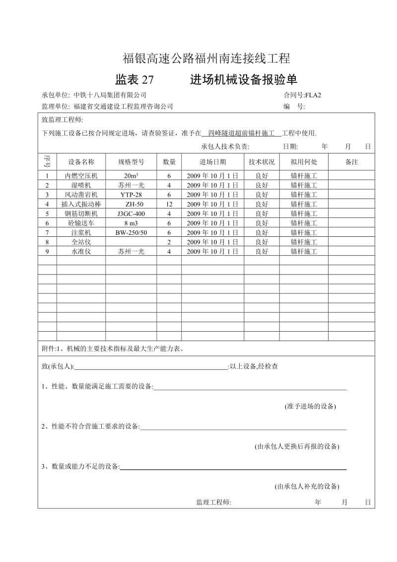 虎山隧道超前锚杆开工报告.doc_第3页