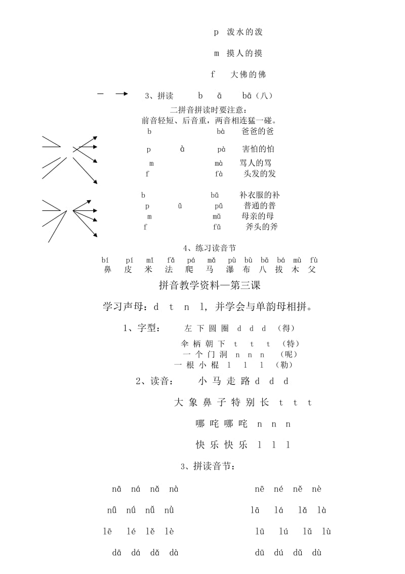 小学汉语拼音练习.doc_第2页