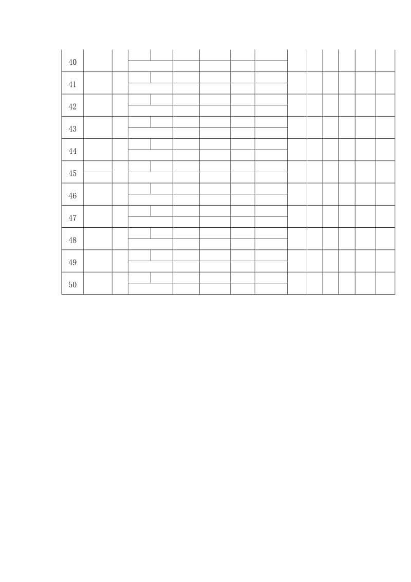 淮南小学生体质健康标准测试登记表.doc_第3页