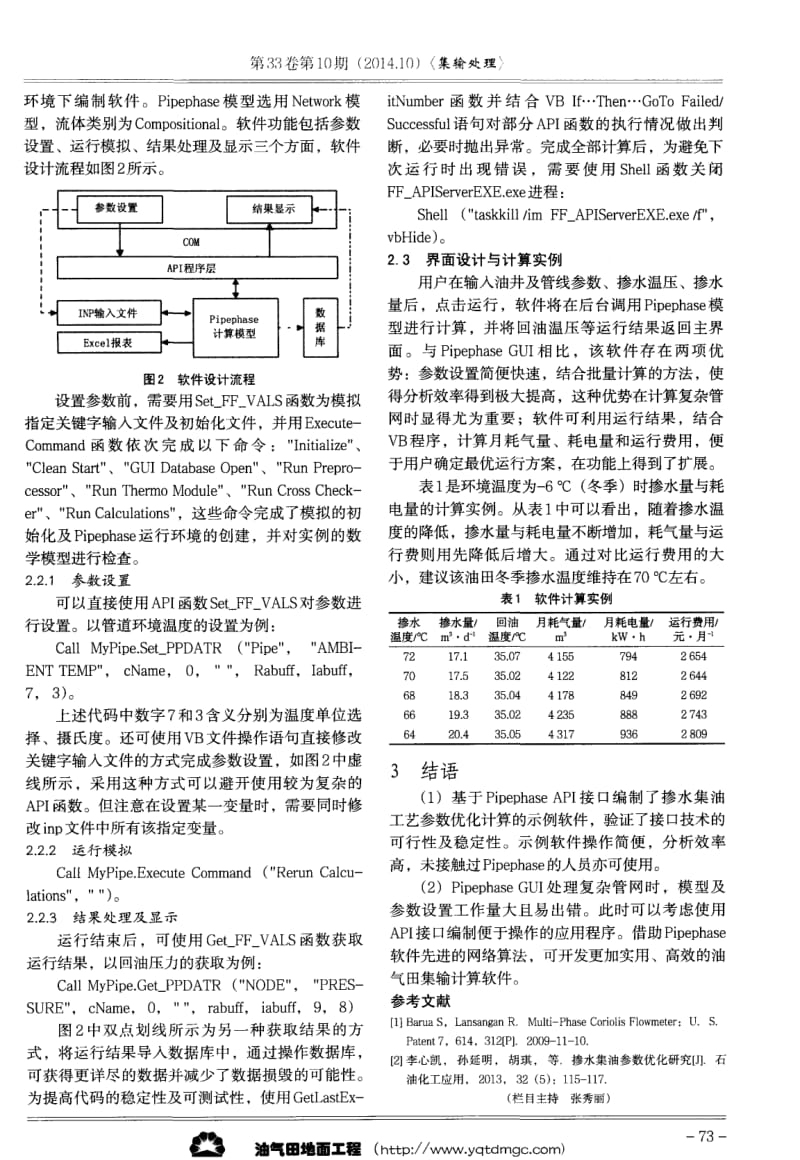 Pipephase API在油气田集输系统上的应用_第2页