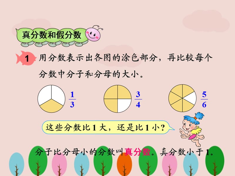 人教版五年级数学下册《真分数和假分数》课件ppt.ppt_第2页