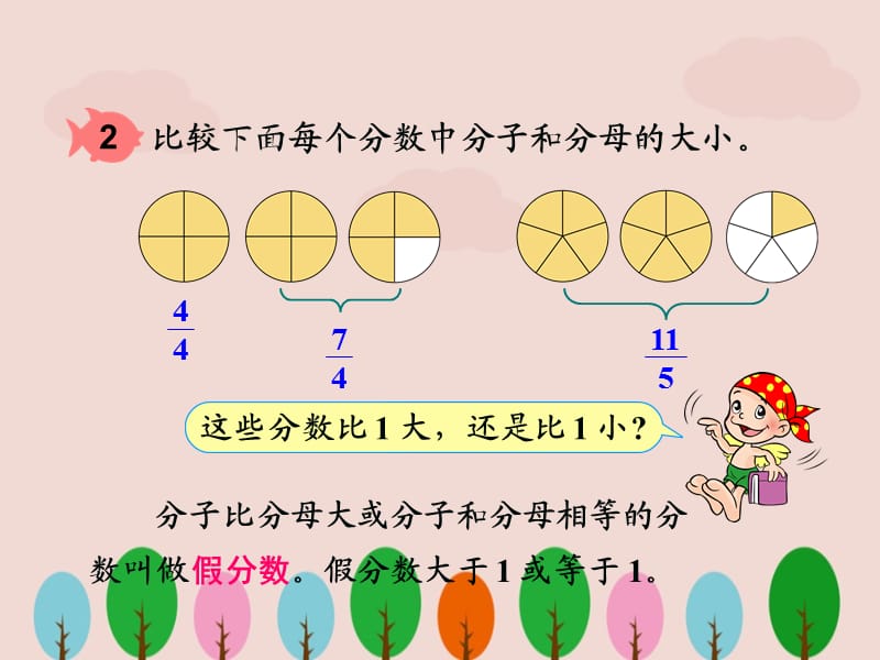 人教版五年级数学下册《真分数和假分数》课件ppt.ppt_第3页