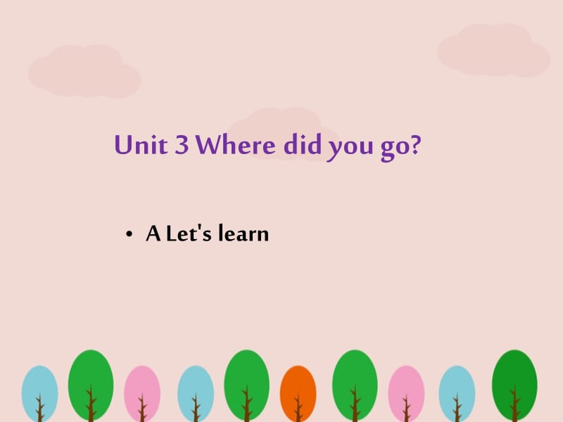 PEP六年级下册《Unit3 Where did you go A Lets learn》课件ppt.ppt_第1页