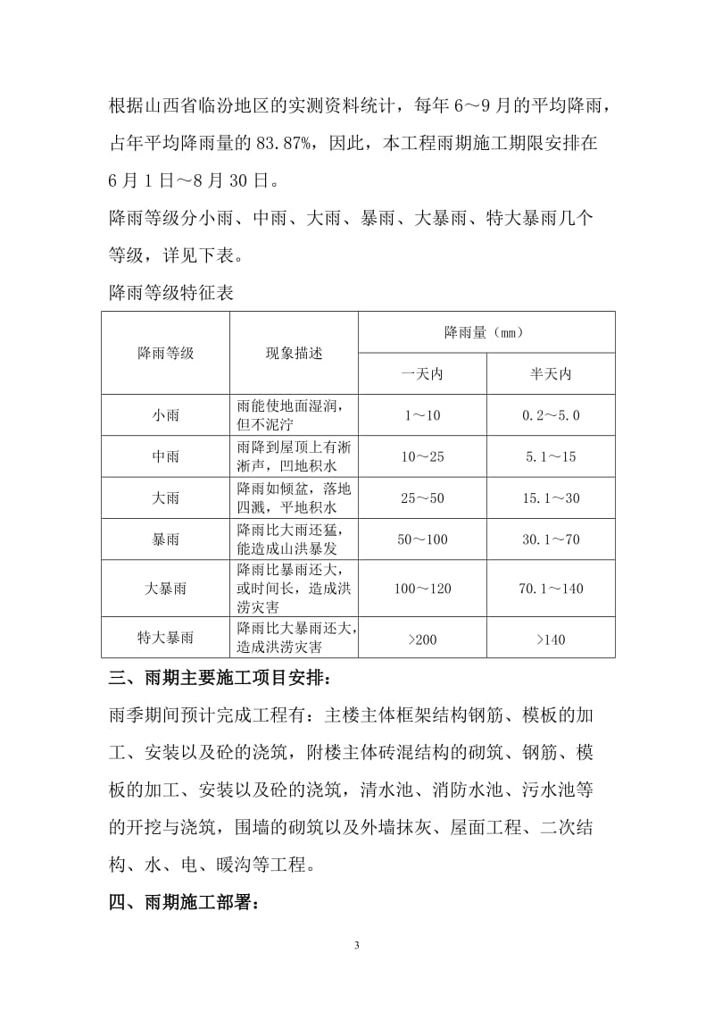 高速公路收费站雨季施工_第3页