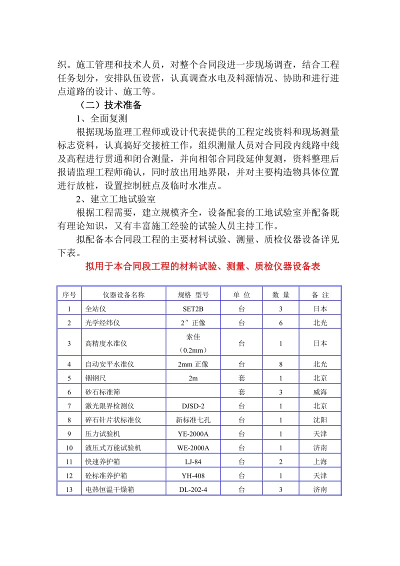 雷崇高速公路施工组织设计方案_第3页