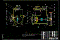 2X-70旋片式真空泵設(shè)計(jì)【7張CAD圖紙及說明書全套】【YC系列】