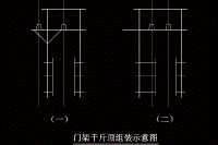 【施工組織】門架組裝示意圖2