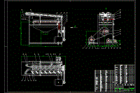 半喂入式花生摘果機CAD圖紙