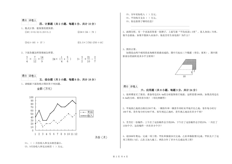 湖北省2019年小升初数学能力检测试题D卷 含答案.doc_第2页