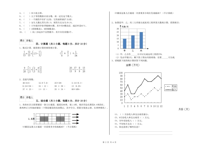 福建省2019年小升初数学过关检测试题A卷 含答案.doc_第2页