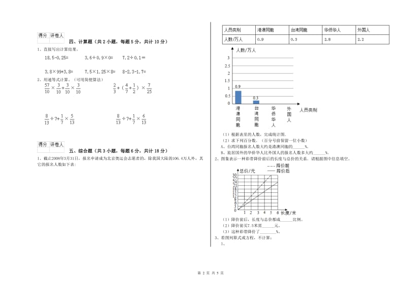 贵州省2019年小升初数学提升训练试题D卷 含答案.doc_第2页