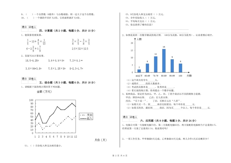 贵州省2019年小升初数学自我检测试题D卷 含答案.doc_第2页