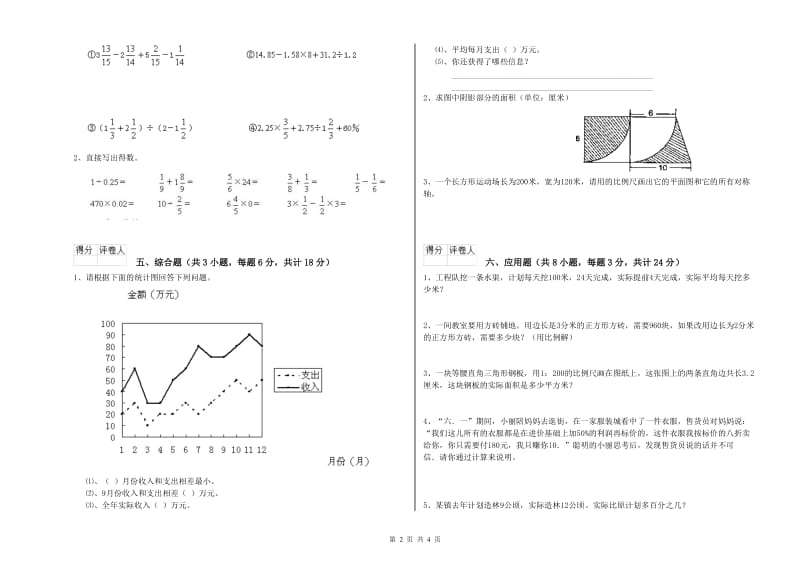 贵州省2019年小升初数学过关检测试题A卷 附答案.doc_第2页