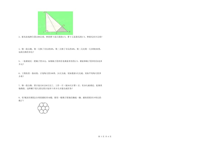 辽宁省2019年小升初数学每日一练试题D卷 含答案.doc_第3页