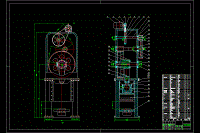 3500KN曲柄壓力機設計【6張CAD高清圖紙、文檔所見所得】【YC系列】