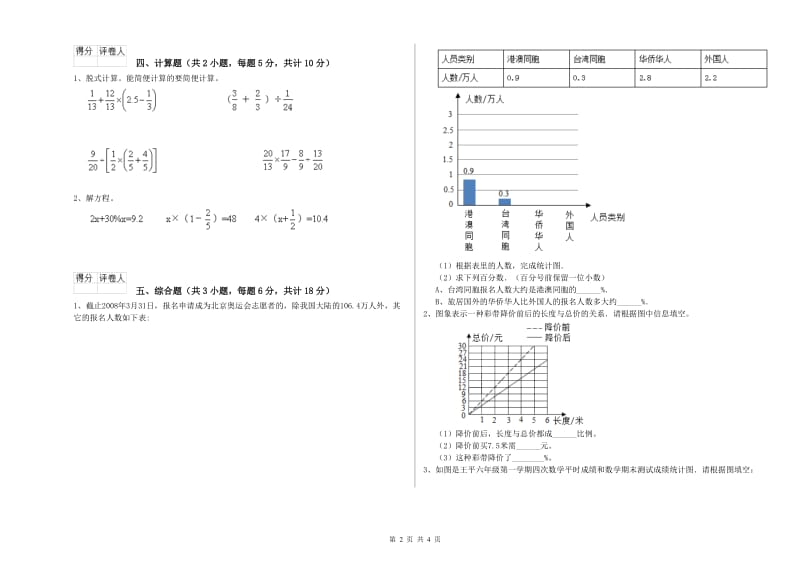 辽宁省2020年小升初数学过关检测试卷D卷 附答案.doc_第2页