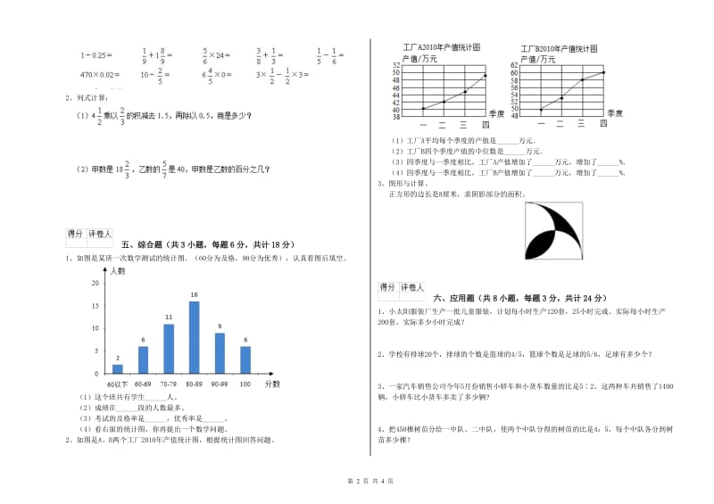 辽宁省2020年小升初数学强化训练试题A卷 附答案.doc_第2页