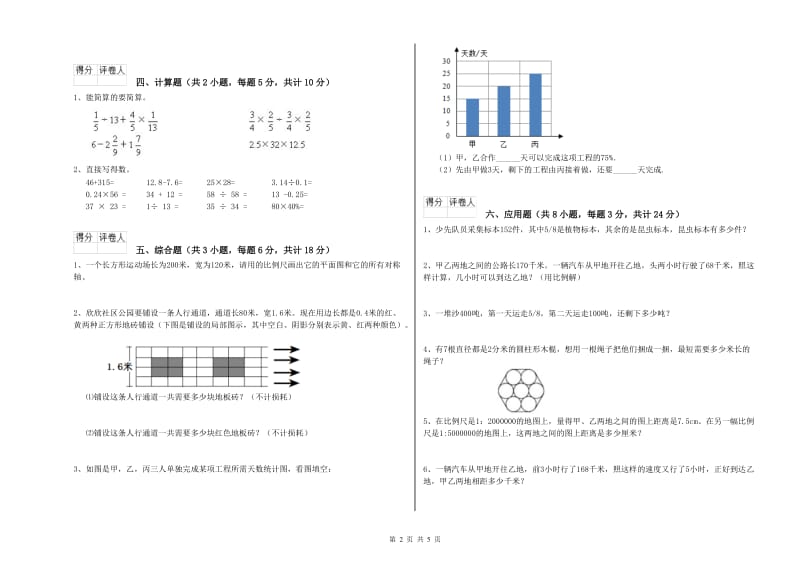 辽宁省2019年小升初数学自我检测试题D卷 附答案.doc_第2页