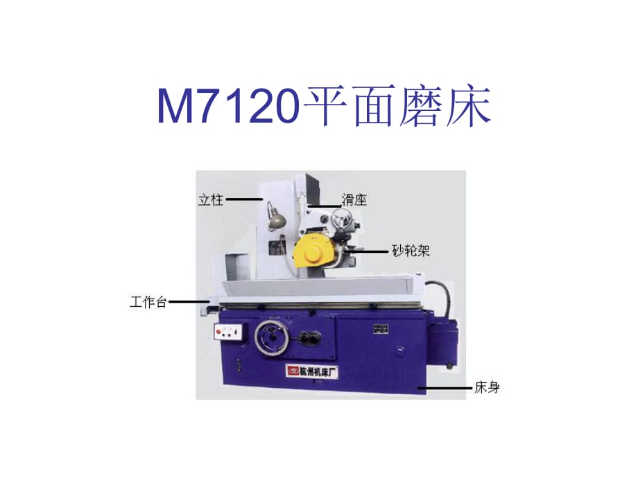 m7120型平面磨床課件.ppt_第1頁