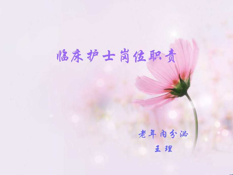 《護理崗位職責(zé)》PPT課件.ppt_第1頁