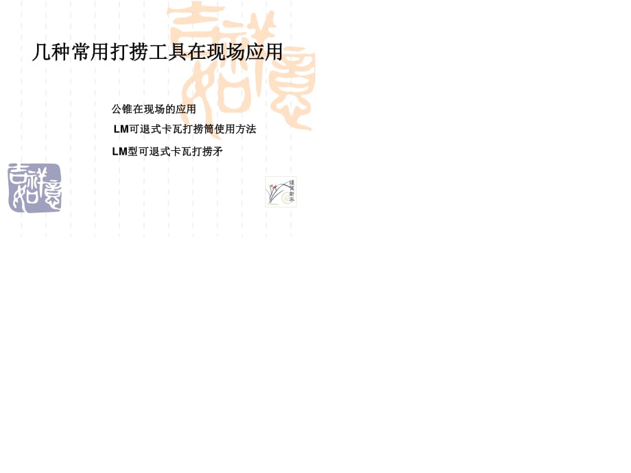 几种常用打捞工具.ppt_第1页