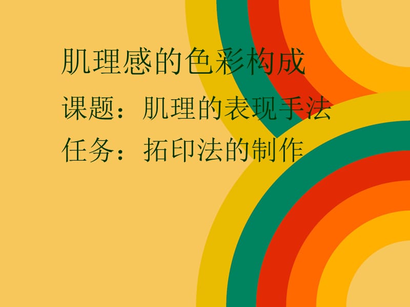 《肌理的表现手法》PPT课件.ppt_第1页