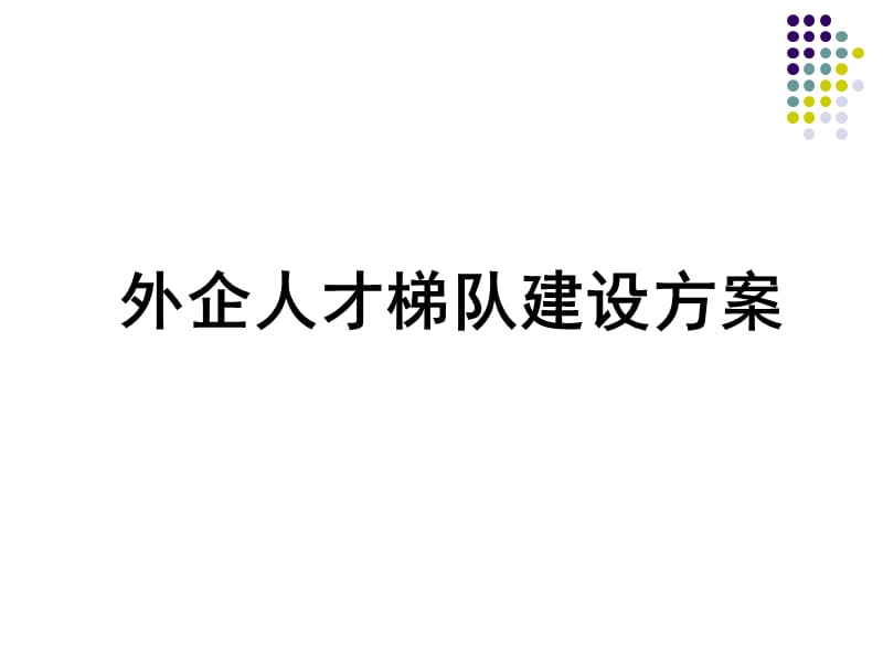 公司人才培養(yǎng)方案.ppt_第1頁