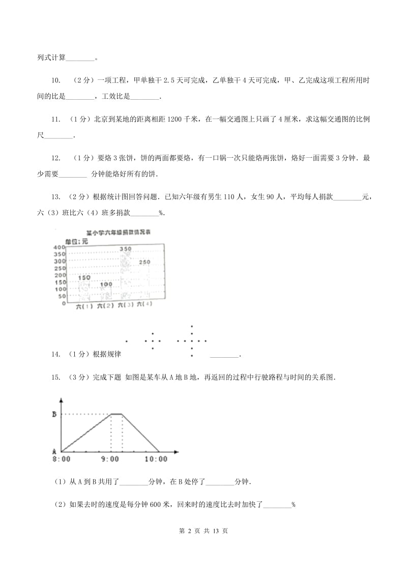 人教版2020年毕业数学试卷A卷.doc_第2页