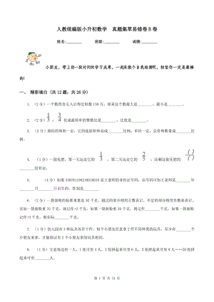 人教統(tǒng)編版小升初數(shù)學 真題集萃易錯卷B卷.doc