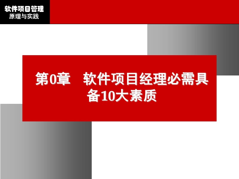 软件项目经理必需具备10大素质.ppt_第1页