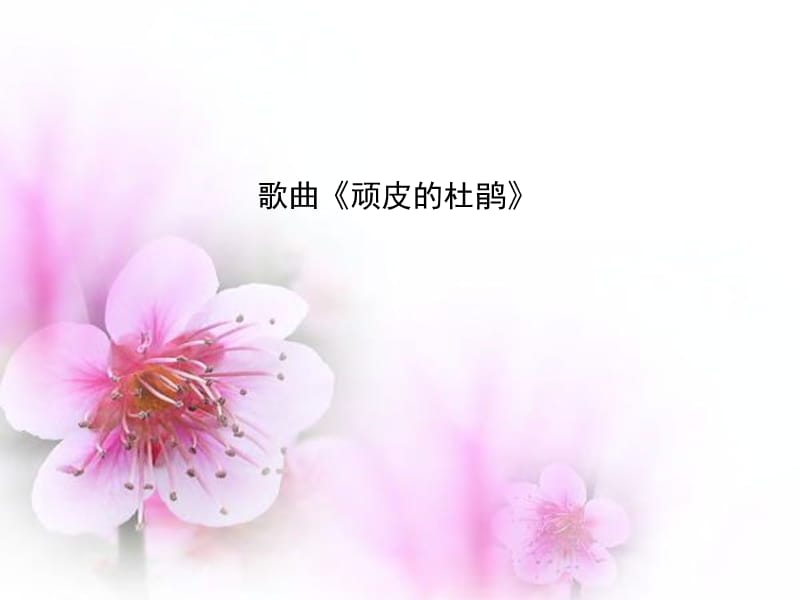 小学音乐歌曲《顽皮的杜鹃》 课件 (2)PPT_第2页