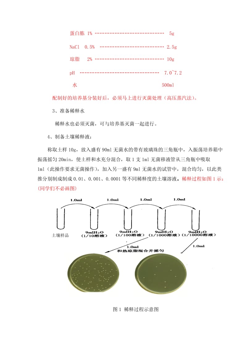 环境工程微生物学实验八细菌纯种分离、培养和接种技术.doc_第3页