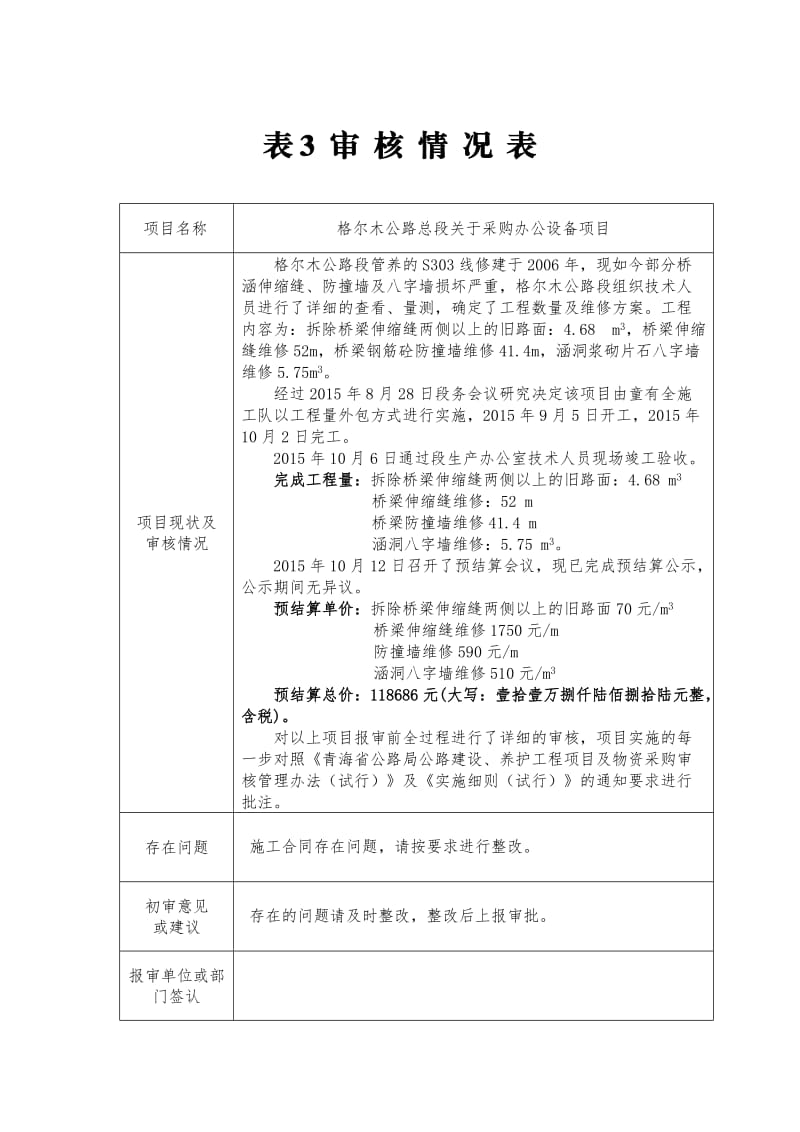 柳格高速公路水毁抢修工程项目.doc_第1页