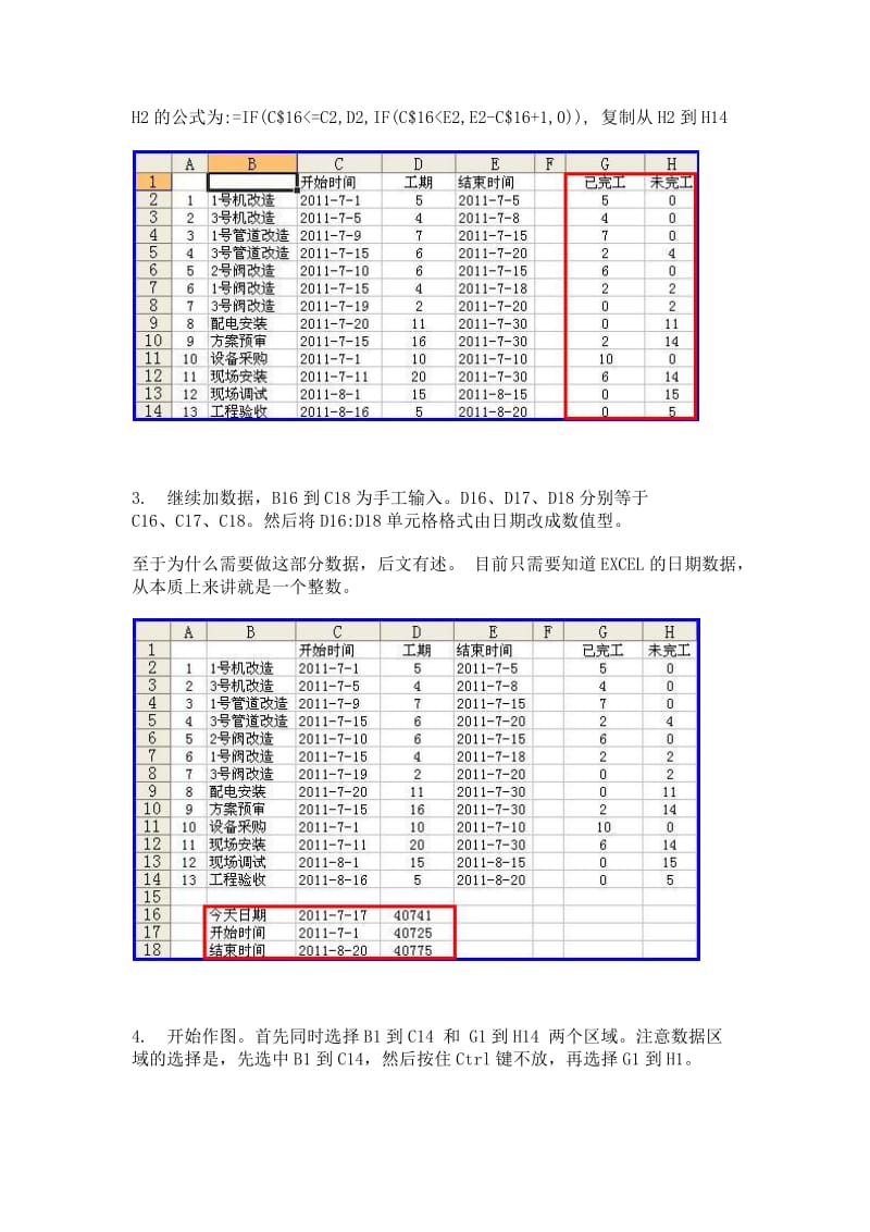 工程项目进度图-甘特图(横道图)制作方法.docx_第2页