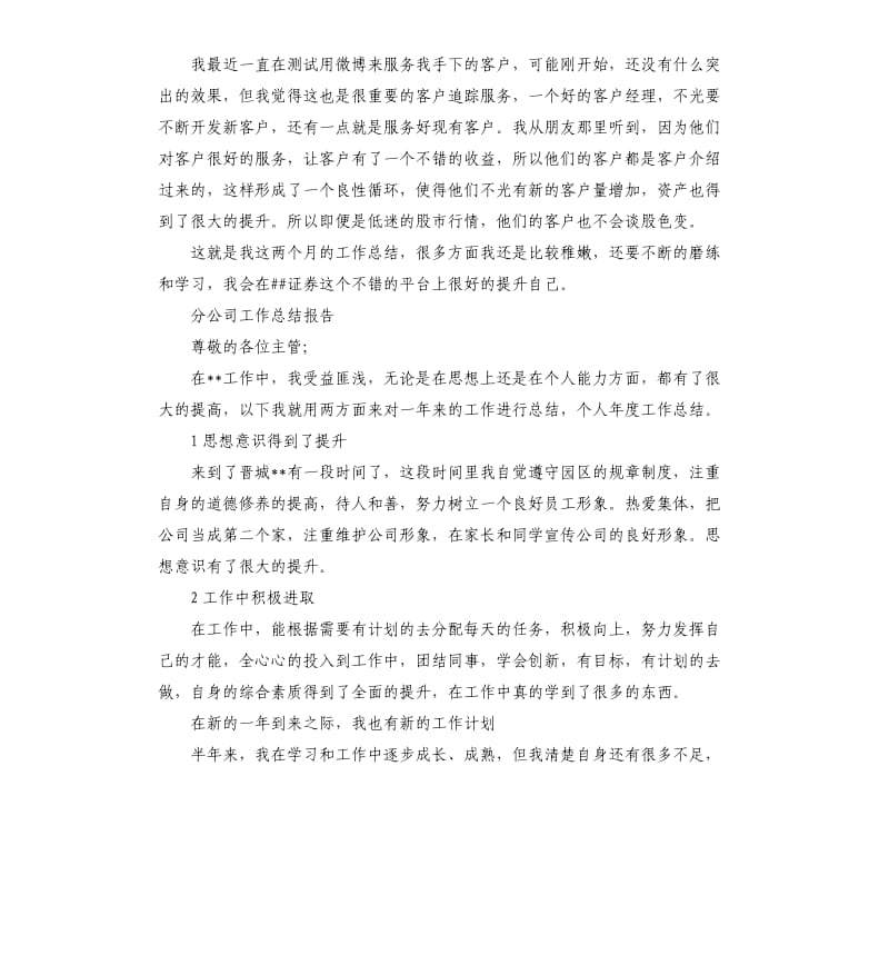 分公司工作总结报告4篇.docx_第2页