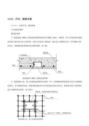 機(jī)電施工工藝-開(kāi)關(guān)插座燈具.doc