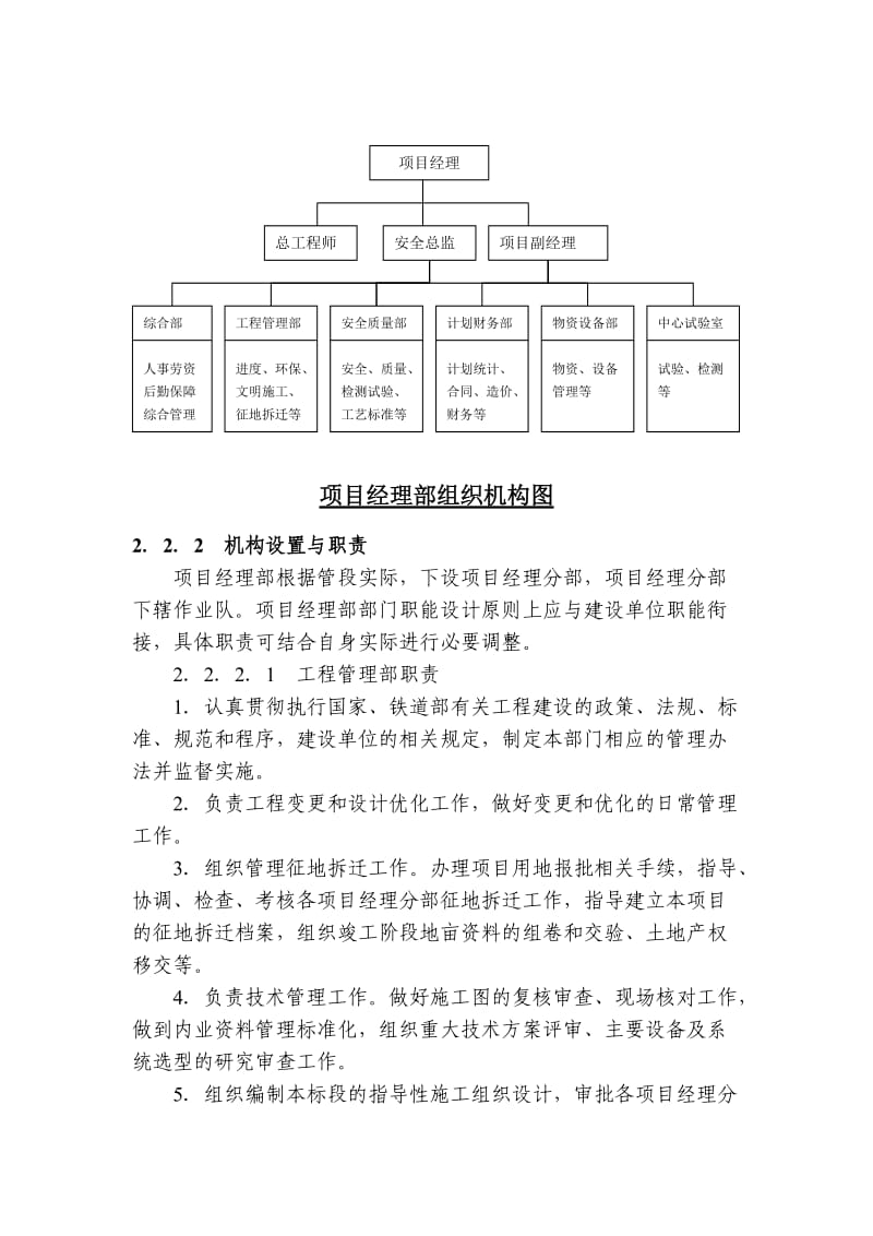 施工单位现场管理机构设置与人员配备标准.doc_第2页