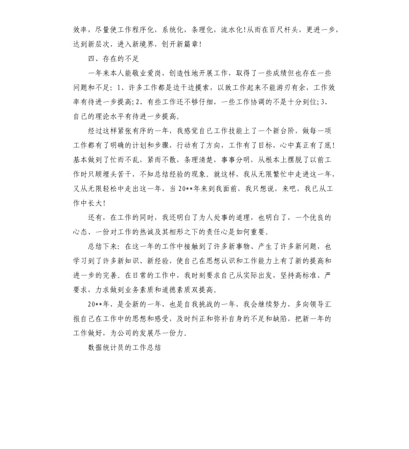 数据统计员的工作总结.docx_第2页