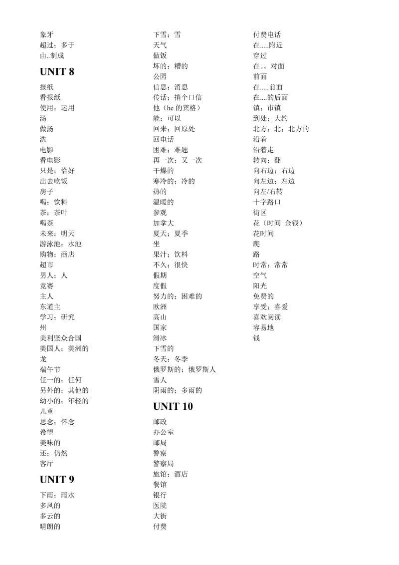 五四制六年级下册单词表.doc_第3页