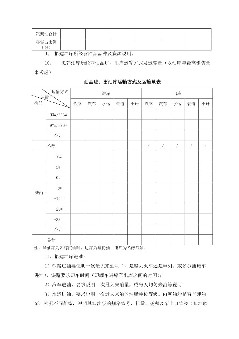 油库工程项目设计中可研阶段所需收集资料参考提纲.doc_第3页