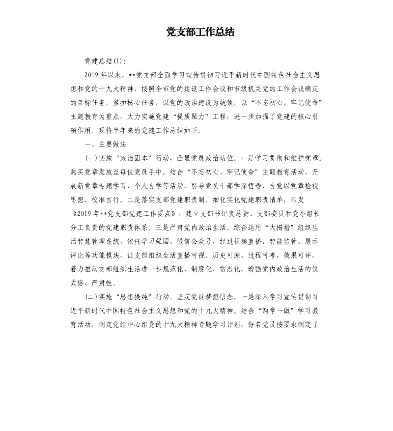 党支部工作总结.docx_第1页