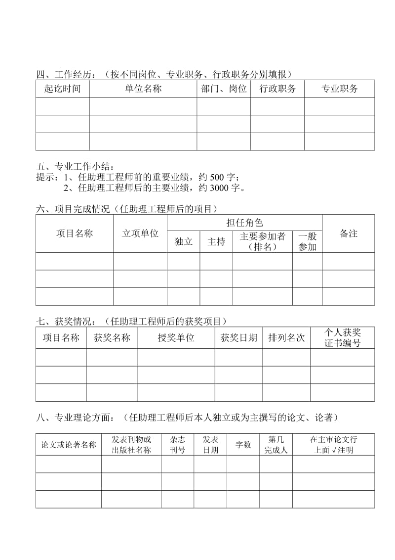 申报工程师自荐综合材料.doc_第2页