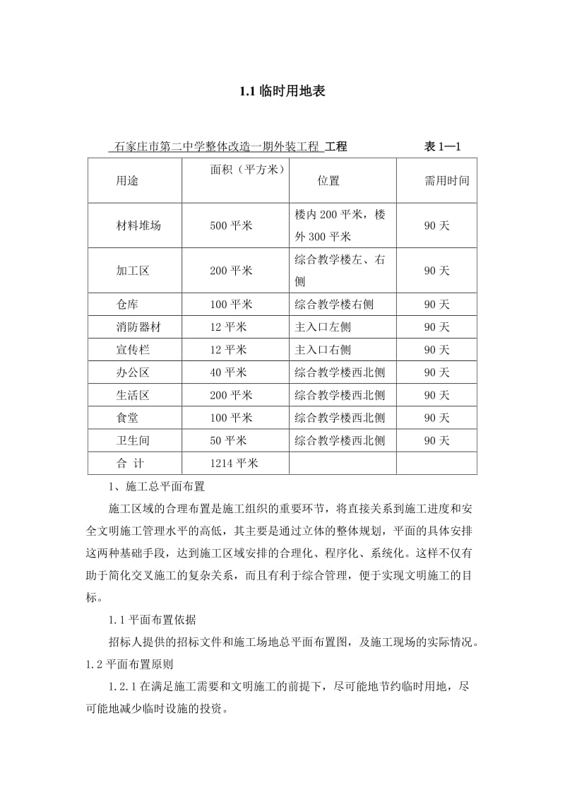 施工总平面布置图(幕墙工程超全).doc_第2页