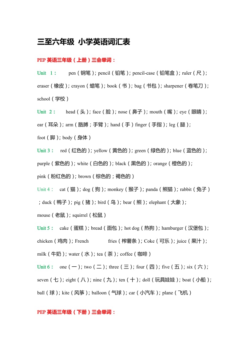 三至六年级四会英语单词(精校).doc_第1页