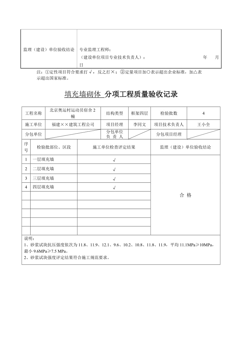 砌体工程检验批填写范例.doc_第2页