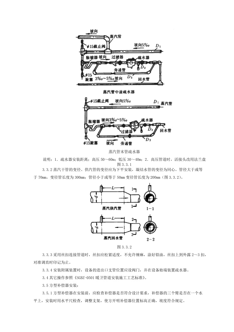 房建蒸汽管道安装施工工艺.doc_第2页