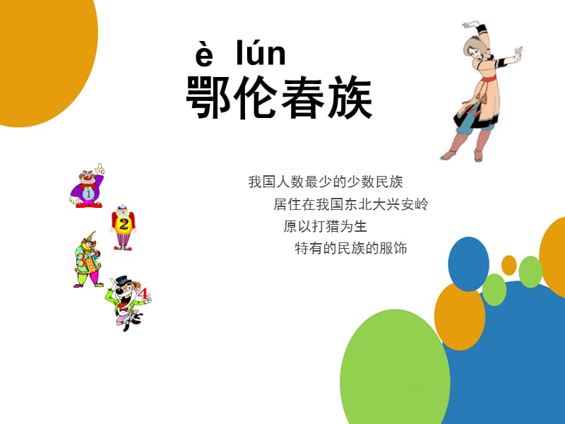 小学音乐歌曲《勇敢的鄂伦春》 课件 (3)PPT_第3页