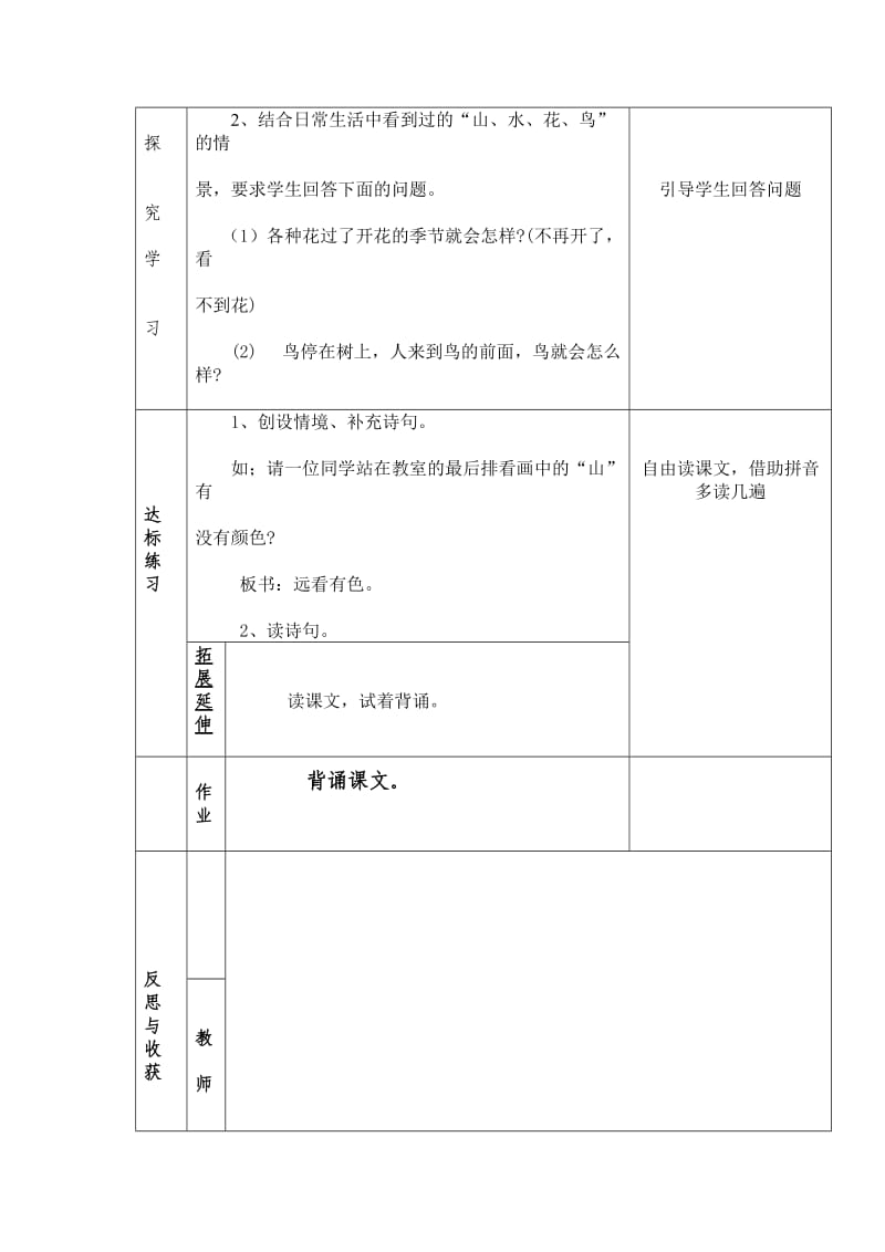 人教版一年级语文上册教学设计一语文园地二.doc_第2页