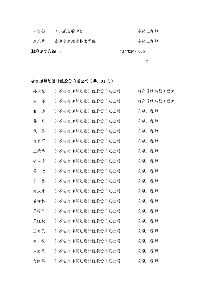 江苏公路工程高级职称评审结果.doc_第2页