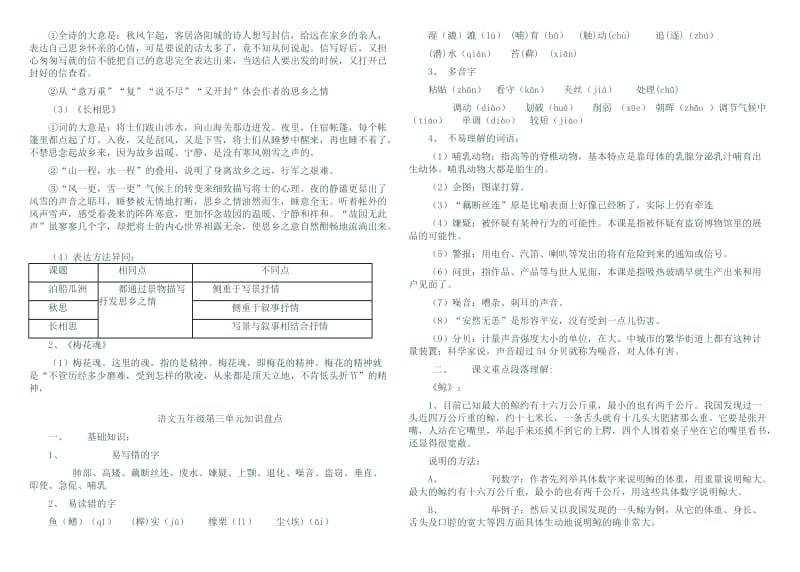 五年级上册语文18单元知识点梳理.doc_第3页